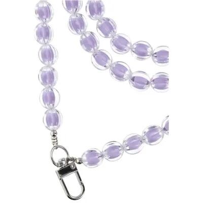 COLORFUL Phone lanyard, Phone pendant / cord length 120cm (60cm in the loop) / on neck - purple COLORFUL Phone lanyard, Phone pendant / cord length 120cm (60cm in the loop) / on neck - purple