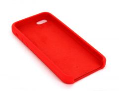 Housse de protection silicone rigide pour Iphone 5/Iphone 5S (Boite/BLISTER) rouge
