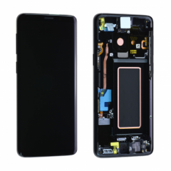 Ecran lcd avec vitre tactile ORIGINAL Samsung G960 Galaxy S9 SERVICE PACK GH97-21696A noir