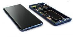 Ecran lcd avec vitre tactile ORIGINAL Samsung G965 Galaxy S9 Plus SERVICE PACK GH97-21691D bleu