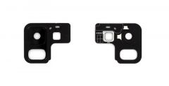 Vitre avec contour pour appareil photo pour Samsung A530 Galaxy A8 noir
