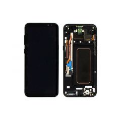 Ecran lcd avec vitre tactile pour Samsung G955 Galaxy S8 Plus avec chassis noir