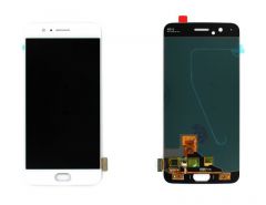 Ecran lcd avec vitre tactile pour OnePlus 5 blanc