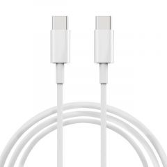 Cable USB-C vers USB-C charge rapide (Boite/BLISTER) MA018 GENERIQUE blanc