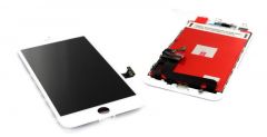 Ecran lcd avec vitre tactile pour Iphone 8 plus EVO ORIGINAL RECONDITIONNÉ (version Toshiba) blanc