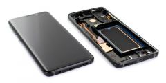 Ecran lcd avec vitre tactile pour Samsung G965 Galaxy S9 Plus avec chassis ORIGINAL RECONDITIONNÉ noir