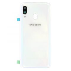 Face arrière ORIGINALE Samsung A405 Galaxy A40 SERVICE PACK GH82-19406B blanc