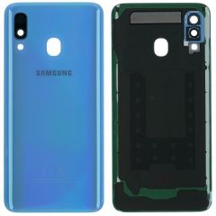 Face arrière ORIGINALE Samsung A405 Galaxy A40 SERVICE PACK GH82-19406C bleu