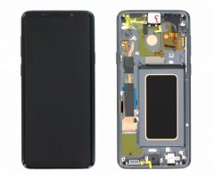 Ecran lcd avec vitre tactile ORIGINAL Samsung G965 Galaxy S9 Plus SERVICE PACK GH97-16679C gris