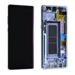 Ecran lcd avec vitre tactile pour Samsung N950 Galaxy Note 8 avec chassis SOFT OLED violet