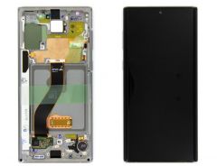 Ecran lcd avec vitre tactile ORIGINAL Samsung N970 Galaxy Note 10 SERVICE PACK GH82-20818C silver/argent