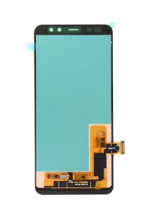 Ecran lcd avec vitre tactile TFT "sans capteur de proximité" pour Samsung A530 Galaxy A8 2018 noir