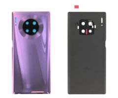 Face arrière avec vitre appareil photo pour Huawei Mate 30 Pro violet