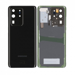 Face arrière ORIGINALE Samsung G988 Galaxy S20 Ultra SERVICE PACK GH82-22217A noir