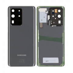 Face arrière ORIGINALE Samsung G988 Galaxy S20 Ultra SERVICE PACK GH82-22217B gris