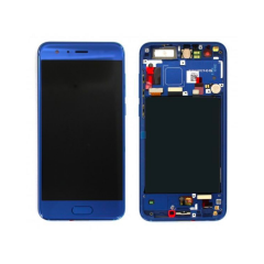 Ecran lcd avec vitre tactile pour Huawei P SMART Z avec chassis bleu