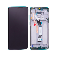 Ecran lcd avec vitre tactile pour Xiaomi Redmi Note 8 Pro avec chassis vert