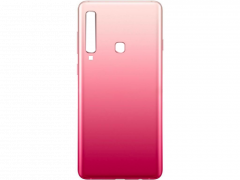 Face arrière pour Samsung A920 Galaxy A9 2018 rouge