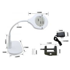 Lampe LED grossissante BEST BST-9145 blanc