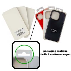 Housse de protection silicone rigide pour Iphone 12/12 Pro (Boite/BLISTER) noir