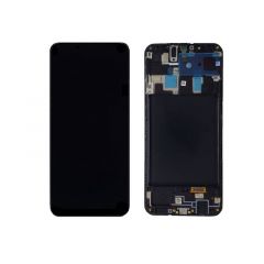 Ecran lcd avec vitre tactile OLED pour Samsung A205 Galaxy A20 avec chassis noir