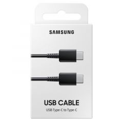 Cable USB ORIGINAL Type C vers Type C Samsung EP-DA705BBEGWW (boite/BLISTER) noir