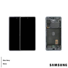 Ecran lcd avec vitre tactile ORIGINAL Samsung G780 Galaxy S20 FE 4G SERVICE PACK GH82-24219B blanc