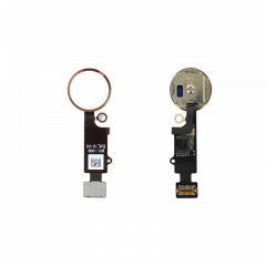 Nappe flex bouton home avec plastique pour iPhone SE 2022 / iPhone SE 2020 / iPhone 8 / iPhone 8 Plus / iPhone 7 / iPhone 7 Plus or