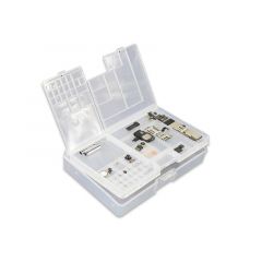 Boîte de rangement transparente en plastique 180 * 114 * 35mm pour composants de smartphones BEST BST-W203