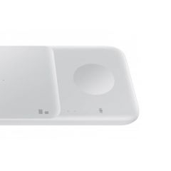 Chargeur à induction Duo ORIGINAL Samsung (sans adaptateur) EP-P4300BWEGEU (Boite/BLISTER) blanc