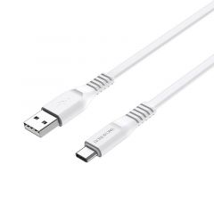 Cable Flat USB vers Type C (3.0A) 1 mètre BOROFONE BX23 (Boite/BLISTER) blanc