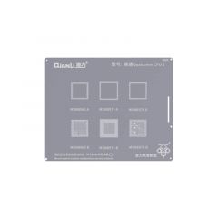 Pochoir de rebillage Qualcomm CPU 2 QIANLI QS08 Silver/Argent