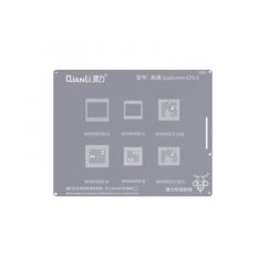 Pochoir de rebillage Qualcomm CPU 3 QIANLI QS09 Silver/Argent