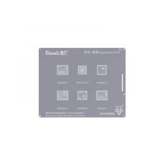 Pochoir de rebillage Qualcomm CPU 4 QIANLI QS10 Silver/Argent