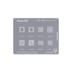 Pochoir de rebillage Qualcomm CPU 6 QIANLI QS12 Silver/Argent