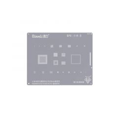 Pochoir de rebillage pour Xiaomi 4 Serie Universelle Mi 3/3S/Note QIANLI QS36 Silver/Argent