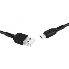 Cable USB vers Micro usb (2.4A) 2 mètres HOCO X20 (Boite/BLISTER) noir