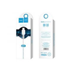 Cable Usb vers Lightning charge rapide (2.0A) 1 mètre HOCO X25 (Boite/Blister) blanc