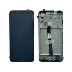Ecran lcd avec vitre tactile ORIGINAL Xiaomi Redmi 7A avec chassis sans batterie  SERVICE PACK 560610122000 noir