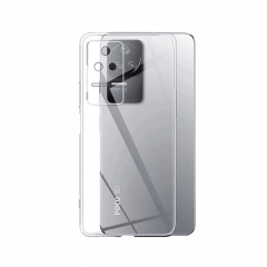 Housse de protection silicone pour Xiaomi Poco F4 (Boite/BLISTER) transparent