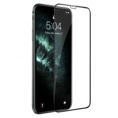Lot de 10 films de protection en verre trempé 5D avec cadre noir HOCO G16 Guardian Shield pour iPhone XR / iPhone 11 (Boite/BLISTER)