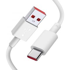 Cable ORIGINAL XIAOMI USB vers Type C 6A 1 mètre blanc