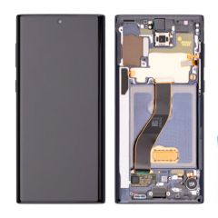 Ecran lcd avec vitre tactile SOFT OLED pour Samsung N975 Galaxy Note 10 Plus avec chassis BORDURES 2MM PLUS ÉPAISSES noir