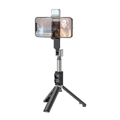 Perche à selfie bluetooth pour smartphones avec trépied et lampe HOCO K16 (Boite/BLISTER)