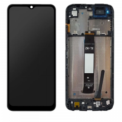 Ecran lcd avec vitre tactile de qualité originale pour Xiaomi Redmi A2 avec chassis noir