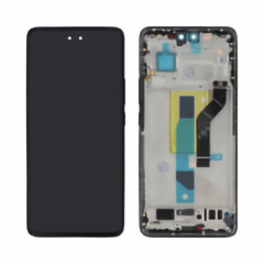 Ecran lcd avec vitre tactile OLED pour Xiaomi 13 lite avec chassis noir 