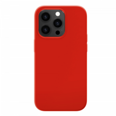 Housse de protection silicone rigide pour Iphone 14 Pro (Boite / BLISTER) rouge
