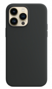 Housse de protection silicone rigide pour Iphone 14 Pro Max (Boite / BLISTER) noir