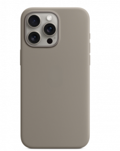 Housse de protection silicone rigide pour Iphone 15 Pro (Boite / BLISTER) gris