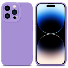 Housse de protection silicone rigide pour Iphone 15 Pro (Boite / BLISTER) violet